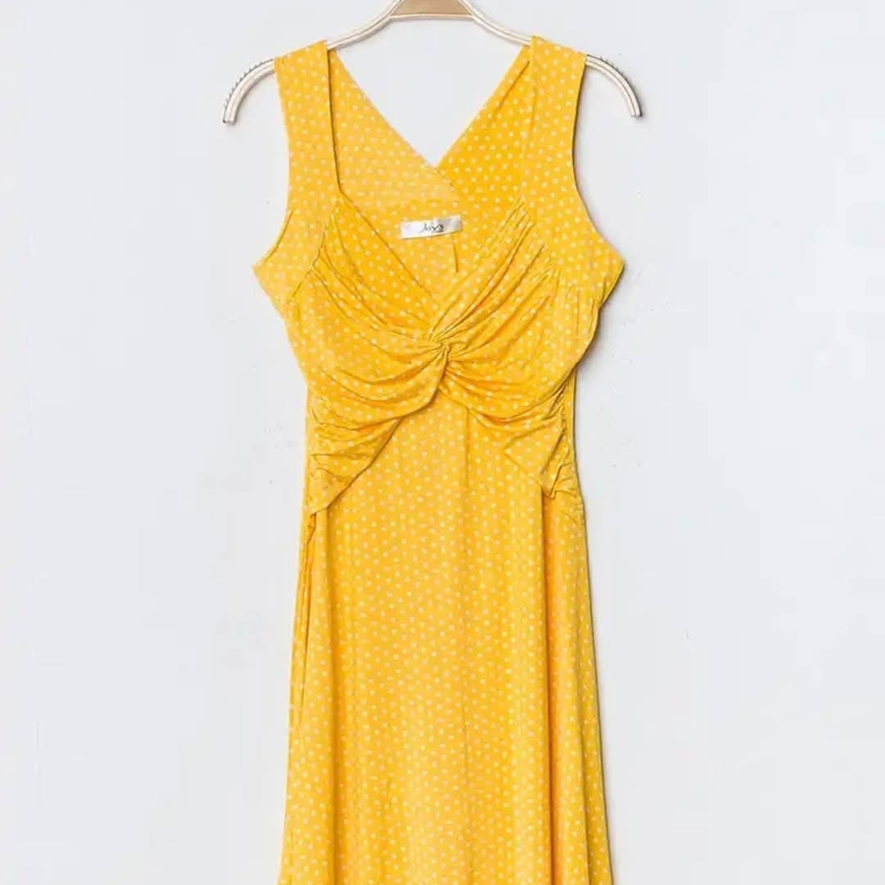 Yellow Polka Dot Dress